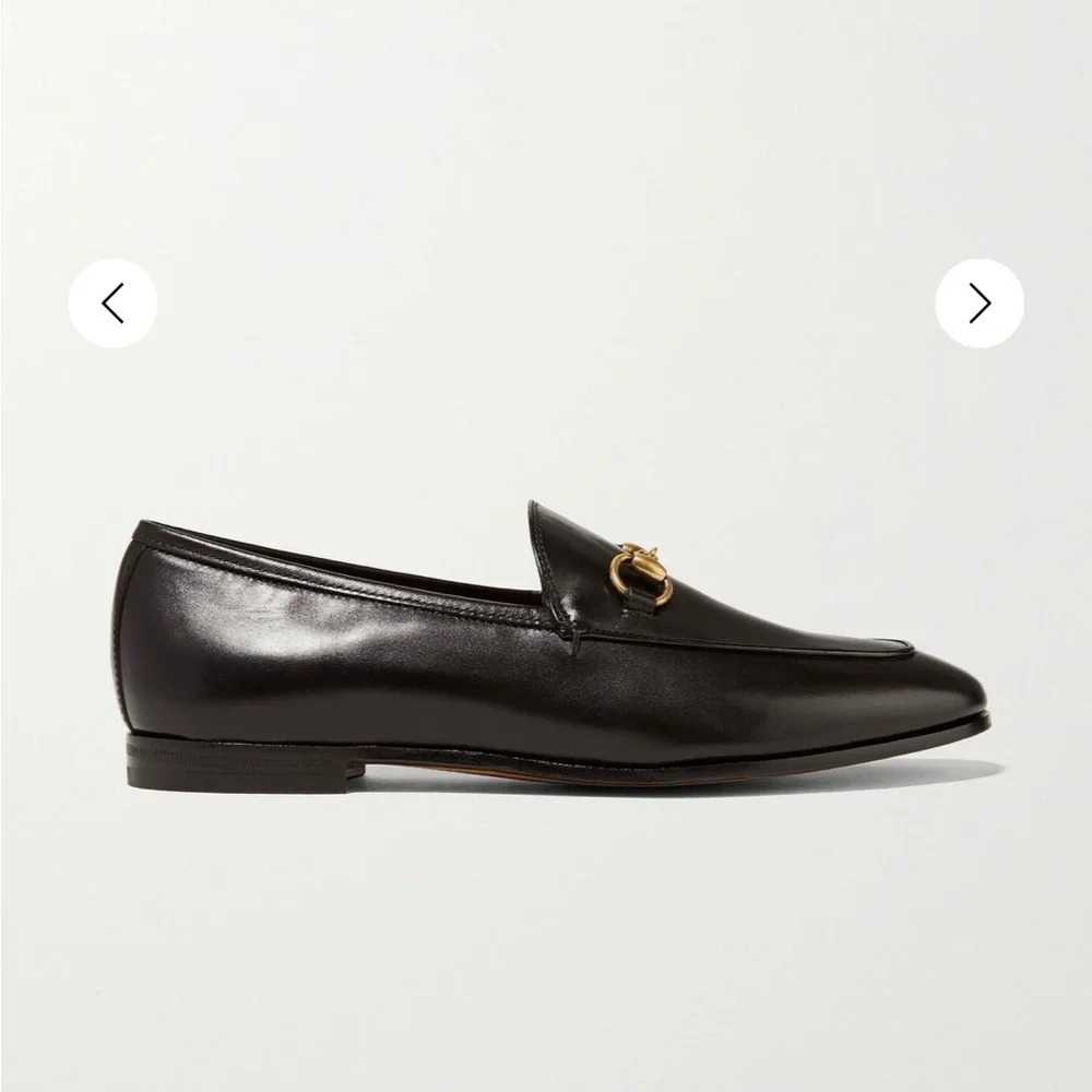 NWT Gucci Jordaan Loafers Black Women’s Black Size 37 EU / 7 U.S. - Picture 3 of 10